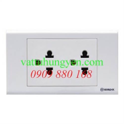 Ổ cắm đôi ba chấu sino